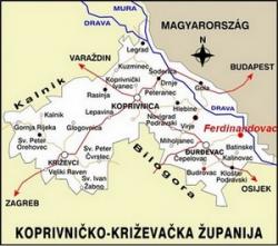 podravina karta Općina Ferdinandovac podravina karta