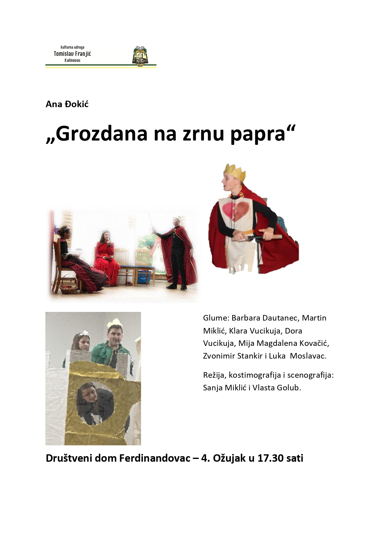 Grozdana na zrnu papra plakat