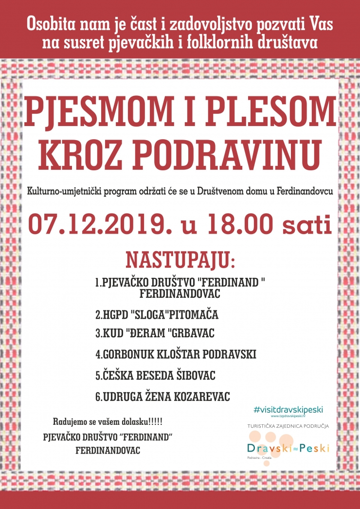 Pjevacko drustvo Ferdinand plakat