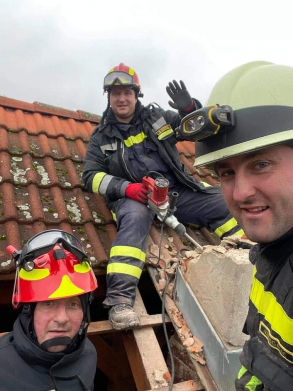 Angažman vatrogasaca s područja Općine Ferdinandovac na potresom pogođenom području