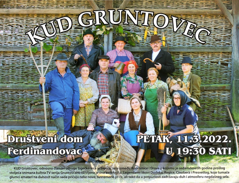 KUD Gruntovec plakat